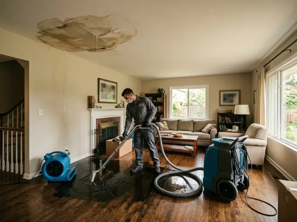 attic-pipe-burst-ceiling-drip-008 — frequently asked questions, Water Damage Restoration & Carpet Care in Roseville, CA